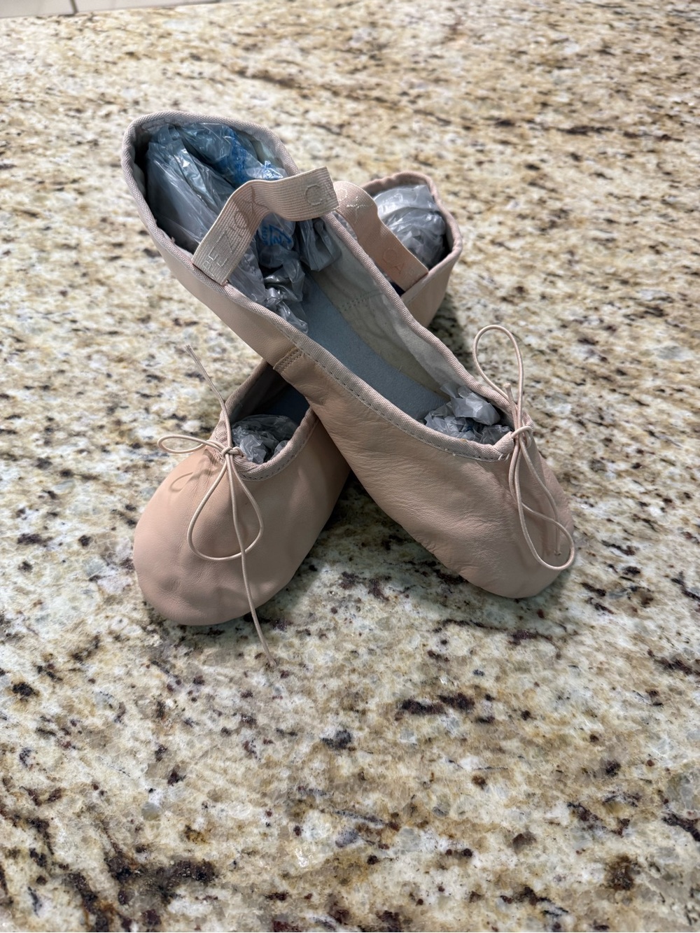 NWOT Capezio Teknik 200 Leather Full Sole Flexible Ballet Slippers 10B